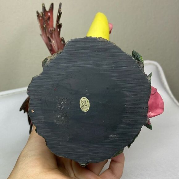 Rare! Diamond Select Fairie with Pink Wings on Quarter Moon 10"  Statue Roses - Picture 9 of 11